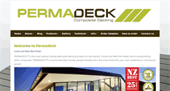 Desktop Screenshot of permadeck.co.nz